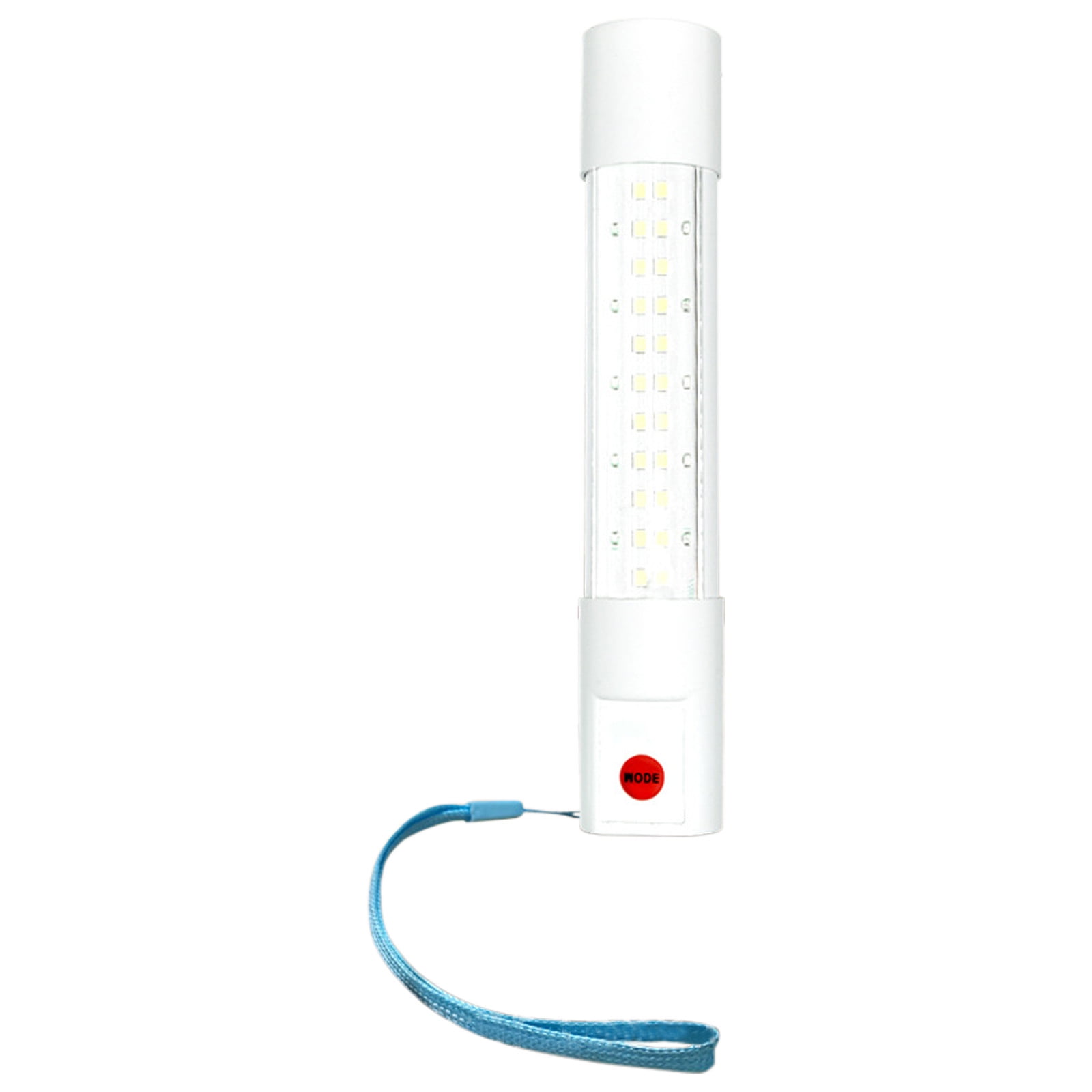 Tuphregyow Multifunctional Solar LED Rechargeable Lamp Tube with USB Charging, IP65 Waterproof, and Emergency Power Supply for Outdoor and Indoor Use White