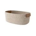thumbnail image 1 of Tuphregyow Multifunctional Storage Basket Household Small Item Storage Basket Sundries Storage Basket Snack Desktop Cotton Rope Woven Storage Box C, 1 of 1