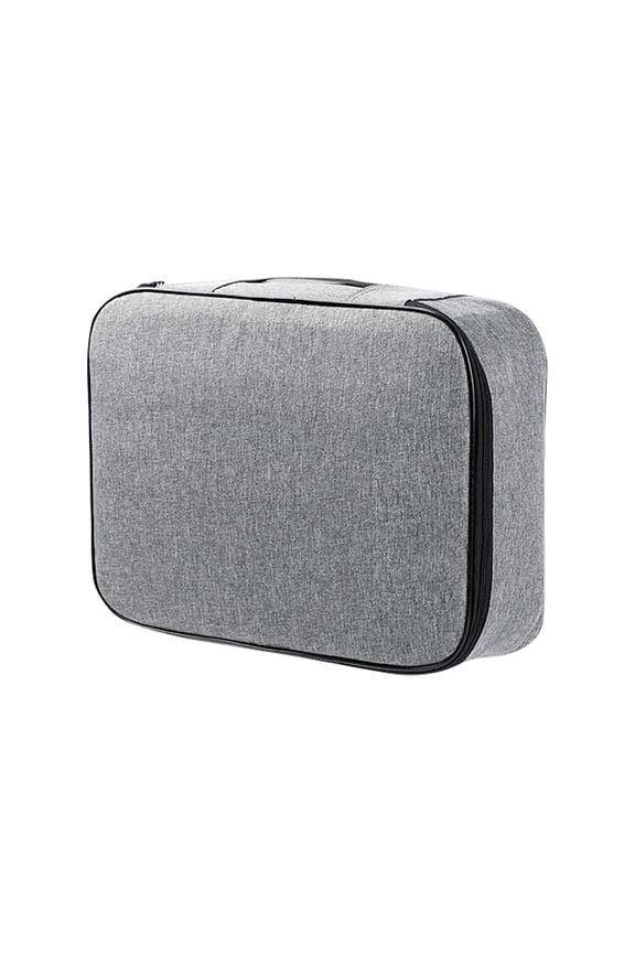 Multipurpose Safe Document Box with Lock, for Filing and Organizing Your Important Documents at Home,Office or While Traveling Keep Your Documents,Certificates,Passport Secure Gray