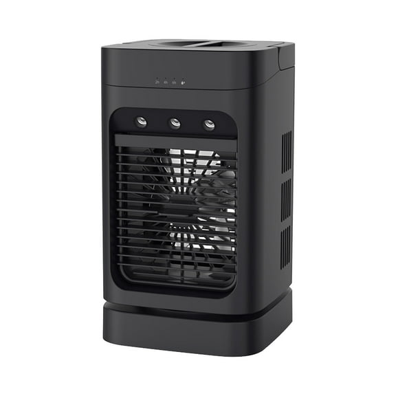 Tuphregyow Portable Swamp Cooler Air Conditioner Portable Circulating Fan 4800Mah Household Mini Cooling-Fan Spray Humidifier Large Wind Shaking-Head Air-Cooler For Room Bedroom Office Desk