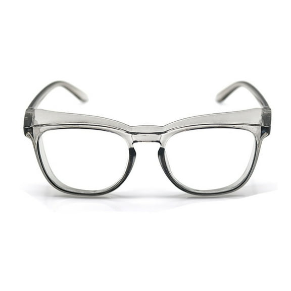 Tuphregyow Protective Eyewear - - Lens Goggles with Blue Light Blocking and - Features for Men and Women, Includes Side Gray