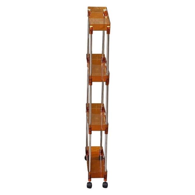 Storage Rolling Utility Cart Tower - White