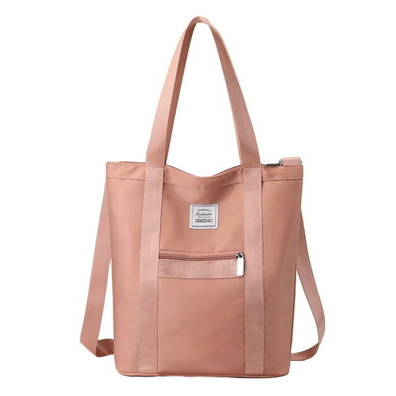 Tuphregyow Spacious Women's Soft Leather Tote Shoulder Bag with Large Capacity - Ideal for Everyday Use Soft Leather Women's Shoulder Bag Pink