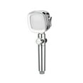 thumbnail image 1 of Tuphregyow Turbo Shower Head Home Bath Shower Nozzle Water Heater Filter Shower ,4 Bathing Modes, One Pressurised Water Stop Function Shower Head. Silver, 1 of 8
