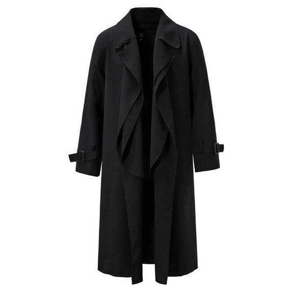 Tuphregyow Versatile Men's Casual Fall Winter Jacket - Military Bomber Coat, Suitable for Various Black XL