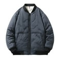 thumbnail image 1 of Tuphregyow Versatile Men's Quilt Lined Flannel Jacket - Plaid Shirt Coat with Button Down, Suitable for Various Winter Gray XXL, 1 of 5