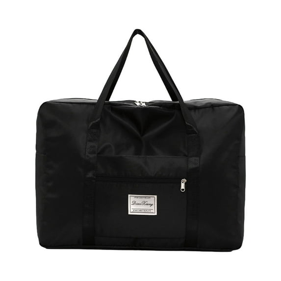 Tuphregyow Weekend Travel Duffel Bag with Large Capacity - Lightweight Gym and Sports Bag for Men and Women, Ideal for Overnight Trips Black