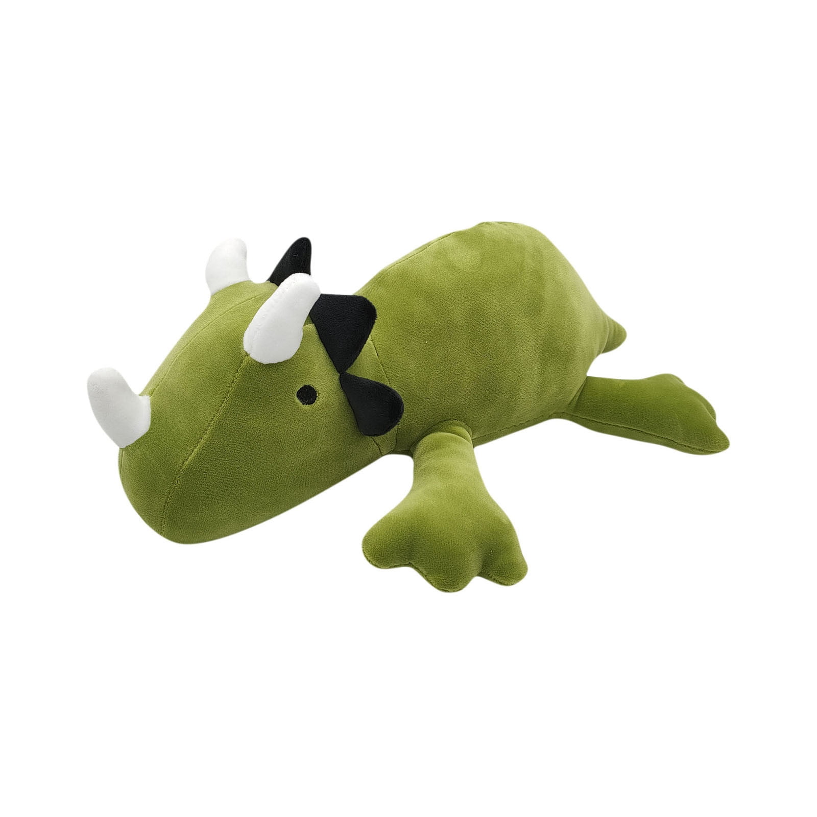 Tuphregyow Weighted Dinosaur Plush, Anxiety Weighted Stuffed Animals, Weighted Dinosaur Plushie Weighted Throw Pillows For Kids Adults Green