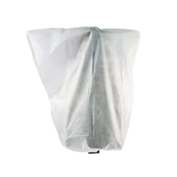 Tuphregyow Winter Plant Frost Protection Cover 47.2''×70.8'', Cold Weather Zippers, Shrub Jacket with Drawstring, Reusable Frost Blanket White