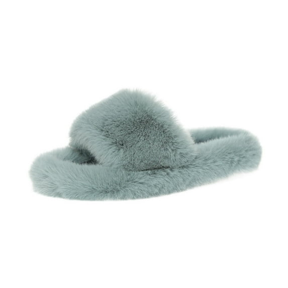 Tuphregyow Winter Warm Cotton Slippers Soft Bottom, Non slip Indoor Floor, Ideal Gift for Classic Comfort, Lightweight and Dressy for Office, Women's and Couple's Home Footwear Blue 35