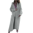 thumbnail image 1 of Tuphregyow Women Cardigan Open Front Solid Slouchy Boyfriend Knit Outwear Loose Cardigans Long Sleeve Oversized Button Lightweight Sweaters Trendy Gray XXXXL, 1 of 6