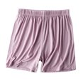 thumbnail image 1 of Tuphregyow Women Cotton Wide Leg Shorts High Waist Shorts Elastic Leisure Comfy Shorts Quick Dry Workout Knee Length Shorts With Pockets Solid Hot Pink XXXL, 1 of 6