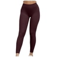 thumbnail image 1 of Tuphregyow Women High Waisted Athletic Yoga Pants Booty Lifting Slimming Elastic Yoga Tights Quick Dry Leggings Yoga Capris Comfy No See Through Yoga Capris Solid Coffee M, 1 of 5