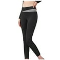 thumbnail image 1 of Tuphregyow Women High Waisted Elastic Yoga Pants Nylon Leggings Yoga Capris Scrunch Butt Slimming Soft Yoga Tights Comfy No See Through Yoga Capris Color Blocking Black M, 1 of 4