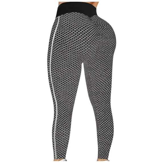 Tuphregyow Women High Waisted Wide Leg Mesh Yoga Pants Booty Lifting Slimming Elastic Yoga Tights Leggings Yoga Capris Comfy No See Through Yoga Capris Solid Black M