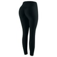 thumbnail image 1 of Tuphregyow Women's High Waist Bubble Hip Lifting Yoga Pants 2 Piece Set of Soft and Stretchy Workout Leggings for Fitness, Running, and Yoga Comfortable and Slimming Athletic Trousers Black XL, 1 of 4