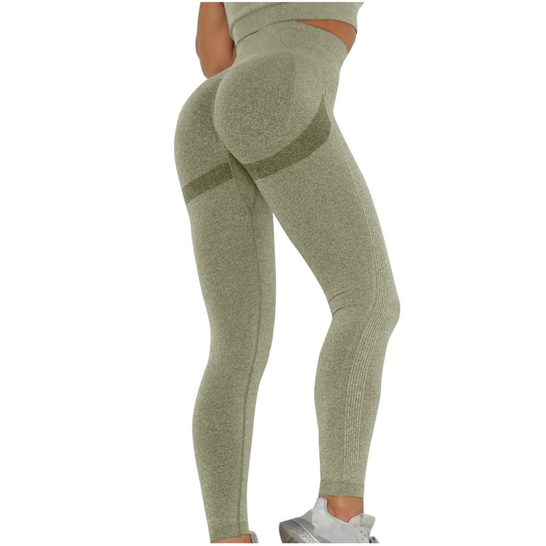Tuphregyow Women s High Waist Yoga Pants with Colorful Print Athletic Workout Running Tights Elastic Slim Fit Exercise Leggings Comfortable Skinny