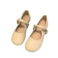 thumbnail image 1 of Tuphregyow Women's Round Toe Flat Shoes Elegant and Comfortable Slip on Soft Sole Shoes, Ideal for Office, Classic Outdoor, and Dressy Wear, Lightweight and Non slip Khaki 35, 1 of 8