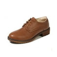thumbnail image 1 of Tuphregyow Women's Traditional Brogue Oxford Shoes: Elegant Lace Up Style for Business, Formal Wear, and Office Comfort , Classic Design, Perfect Gift for Outdoor and Office Wear Brown 42, 1 of 9