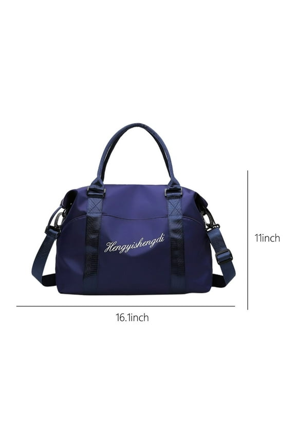Women's Travel Duffel Bag - Versatile Shoulder Bag for Gym, Weekend Getaways, and Shopping - Ideal for Traveling and Fitness Blue