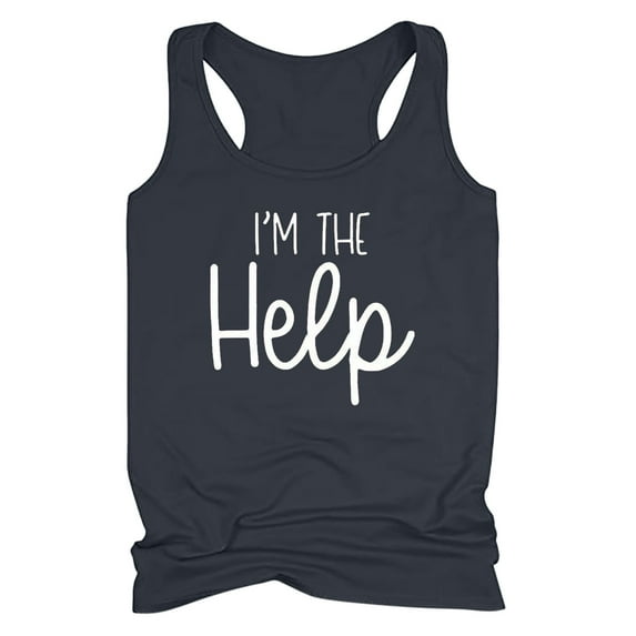 Tuphregyow Women's Vest Beach Funny Graphic Racerback Camisole Oversized T Shirts for Women Crewneck Tank Top for Women Vests Sleeveless Blouses Y2K Clothing Summer Clothes for Teen Girls Black L