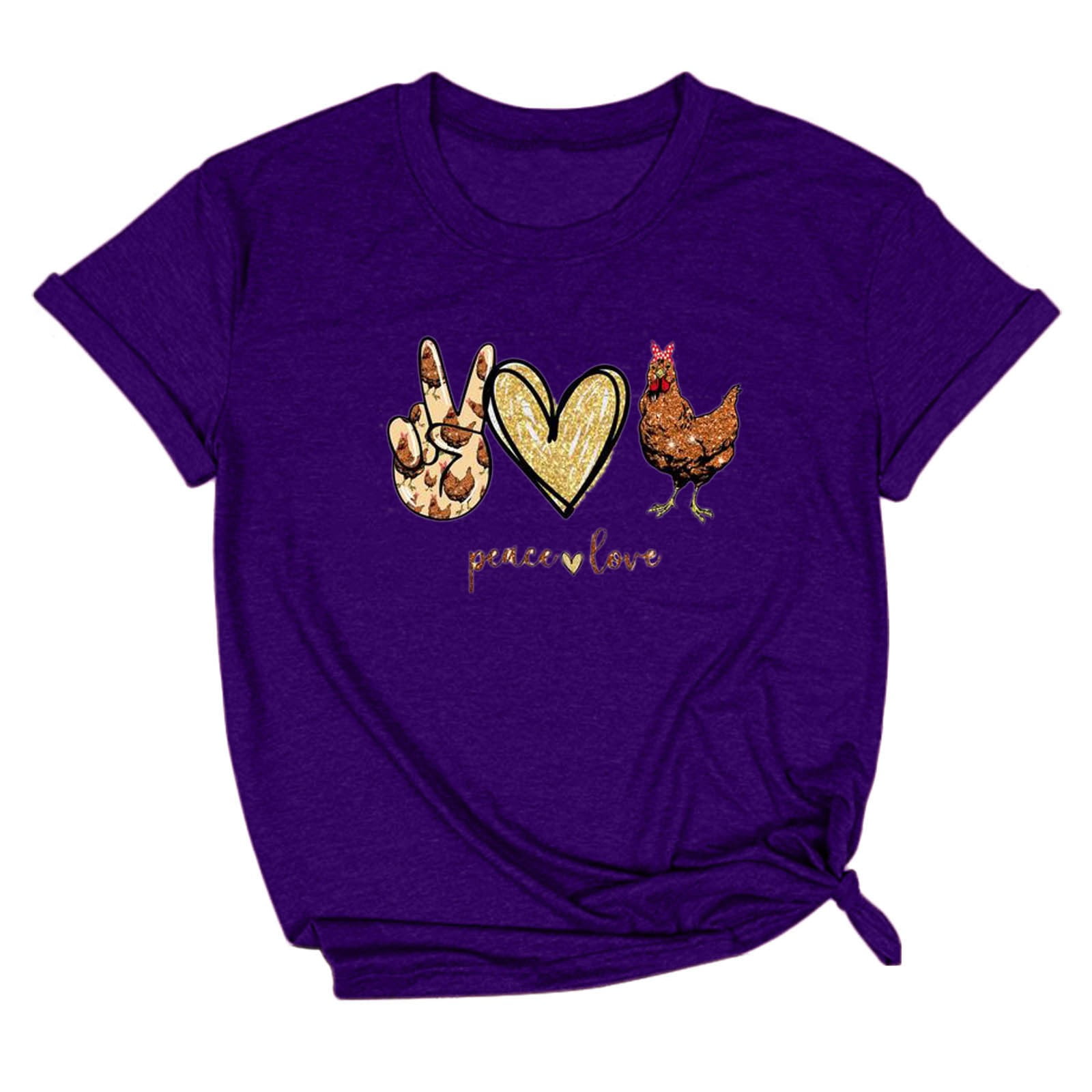 tuphregyow-womes-t-shirts-clearance-basic-pullover-short-sleeve-round