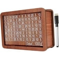 thumbnail image 1 of Tuphregyow Wooden Money Box With Money And Numbers With Counter Crafts Portable Storage Case Money Saving Box For Adults Child 10000 Euros BW, 1 of 5