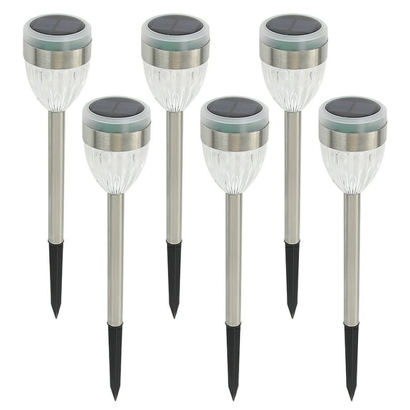 Tuphregyow Yard Decorative Lights,6Pc Solar Garden Lamp, Outdoor Courtyard Lighting Led Decorative Solar Floor Lamp,Ground Lights for Outdoor Path, Sidewalk, Driveway Or Walk Way