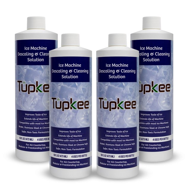 Tupkee Ice Machine Cleaner Nickel Safe 16oz Ice Maker Cleaner