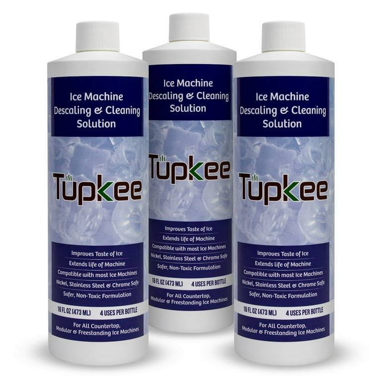 Tupkee Ice Machine Cleaner Nickel Safe - 16oz Ice Maker Cleaner, Universal  for Affresh, Whirlpool 4396808, Manitowoc, Kitchenaid, Scotsman Ice Machine  Cleaner and Sanitizer Descaler - Pack of 3 