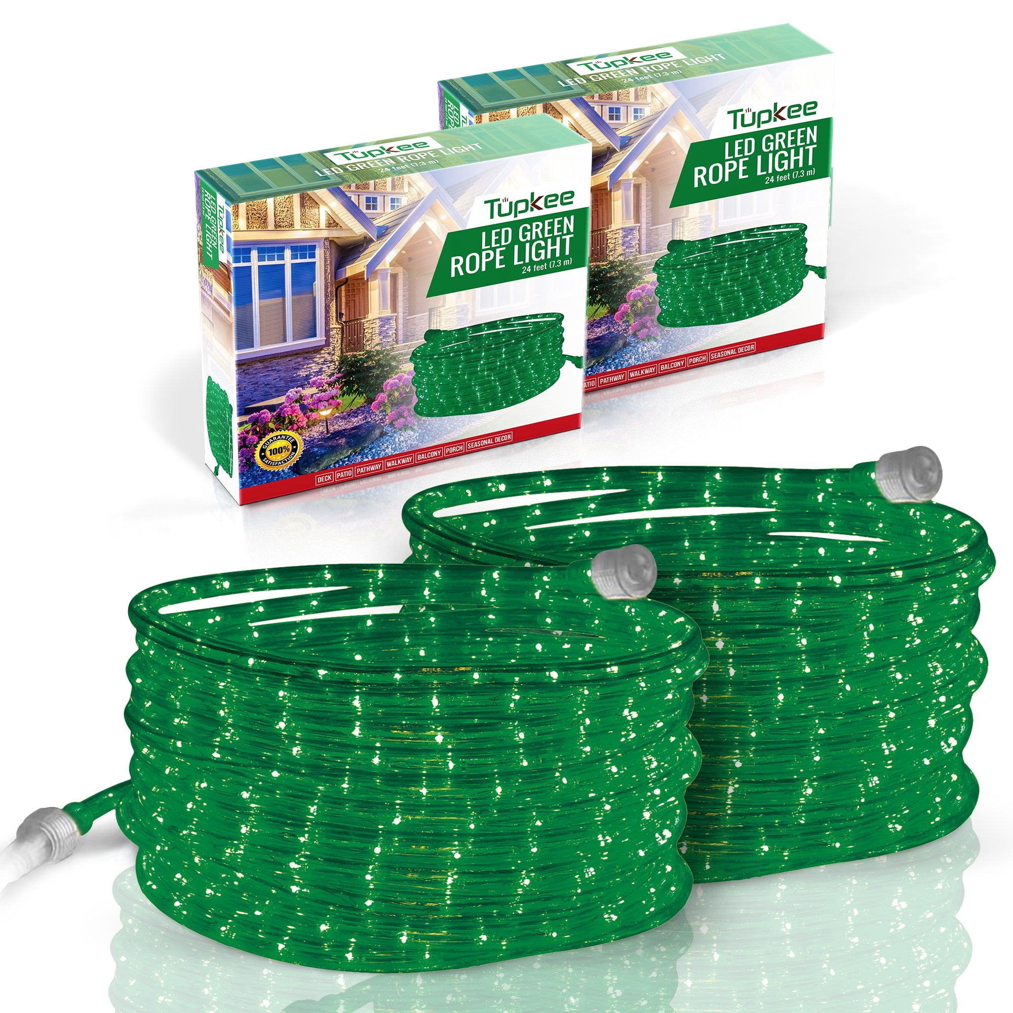 Free Shipping! Tupkee LED Rope Light Green - for Indoor and Outdoor use ...