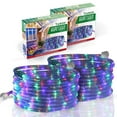 thumbnail image 1 of Tupkee LED Rope Light Multi-Color - for Indoor and Outdoor use, 24 Feet 7.3 m - 10MM Diameter - 144 LED Long Life Bulbs Rope Tube Lights - Pack of 2, 1 of 7