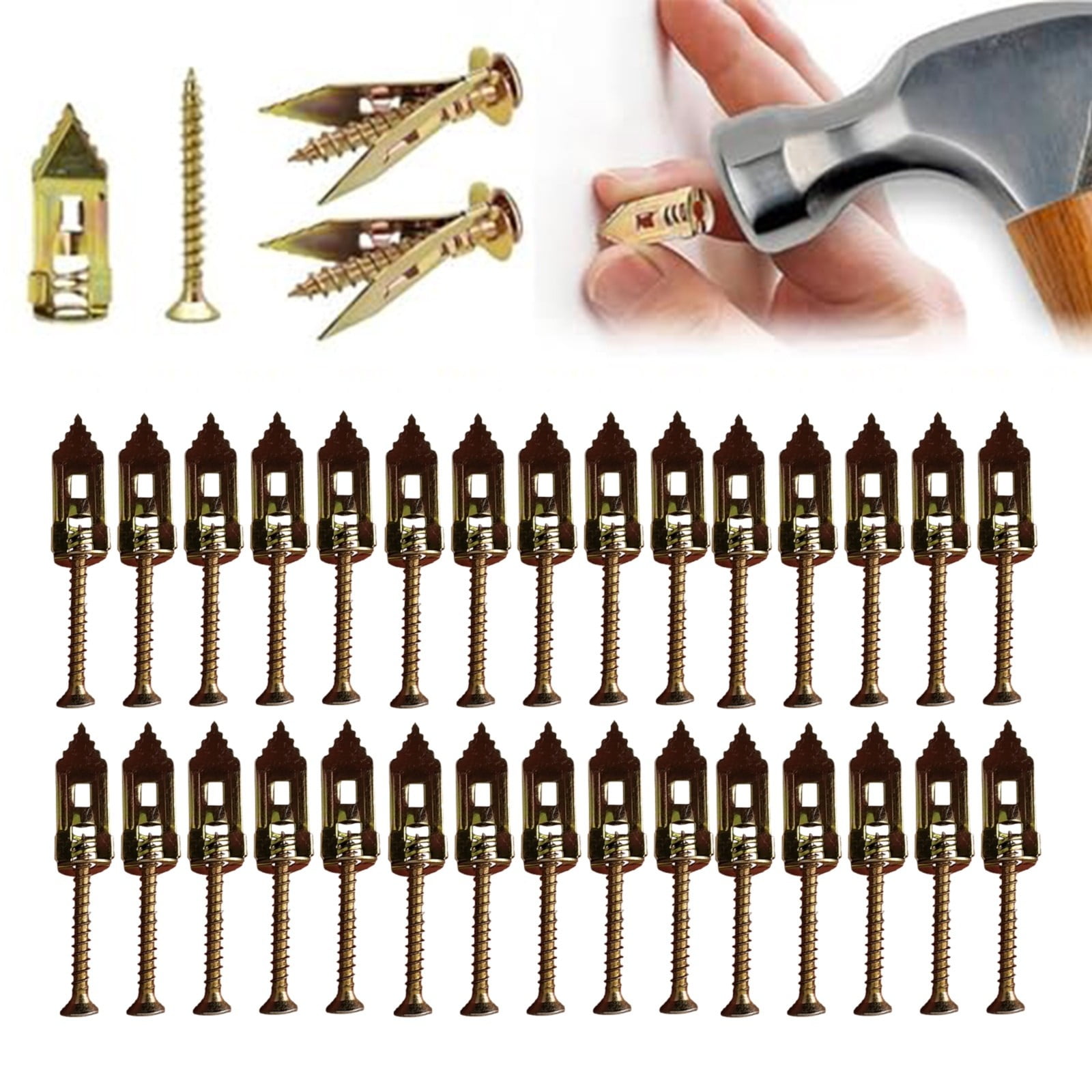 Tuplbcv 30PCS Self Drilling Screws 2024 New Self Drilling Drywall With