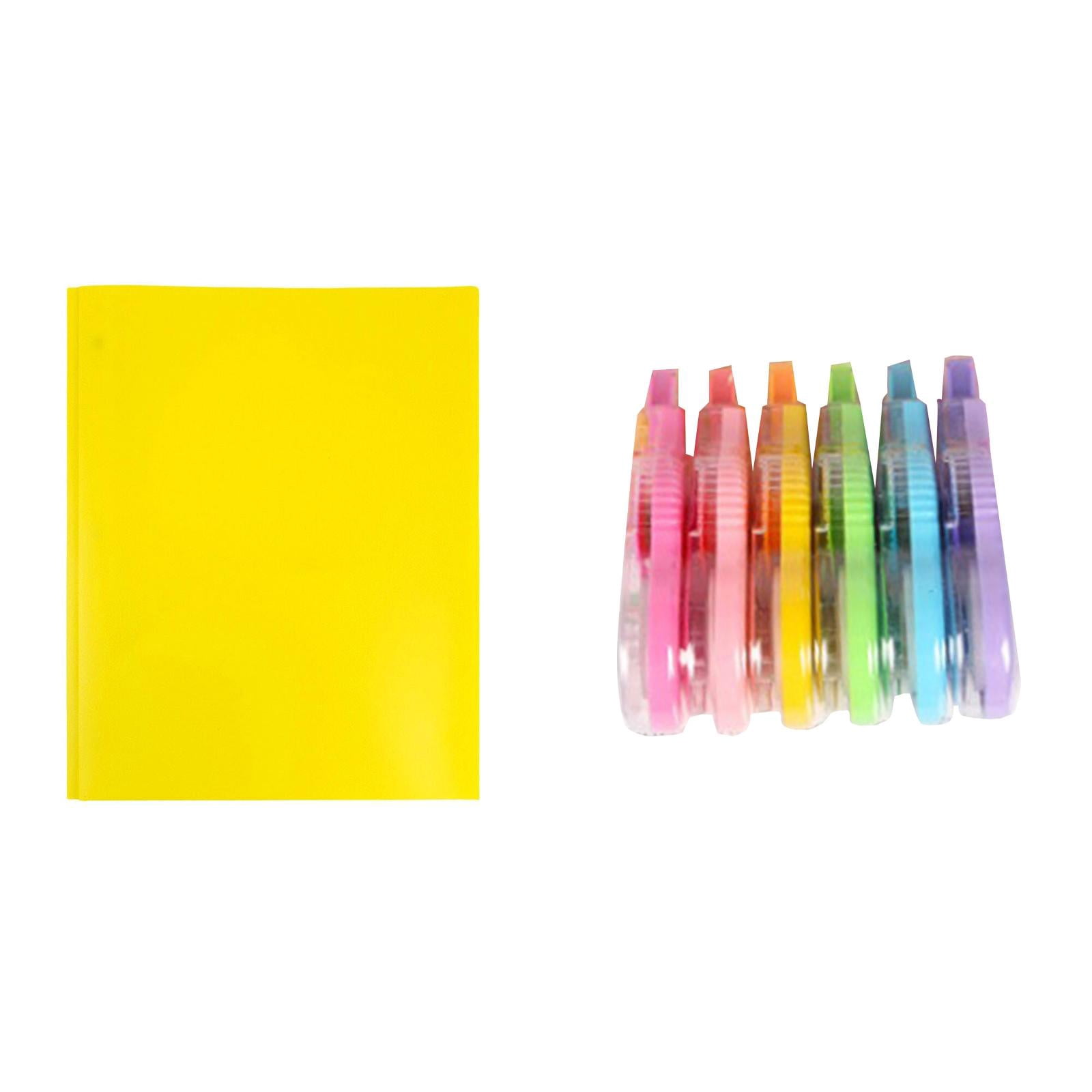 Tuplbcv Dunwell Colored Plastic Folder With Pockets And Prongs ...