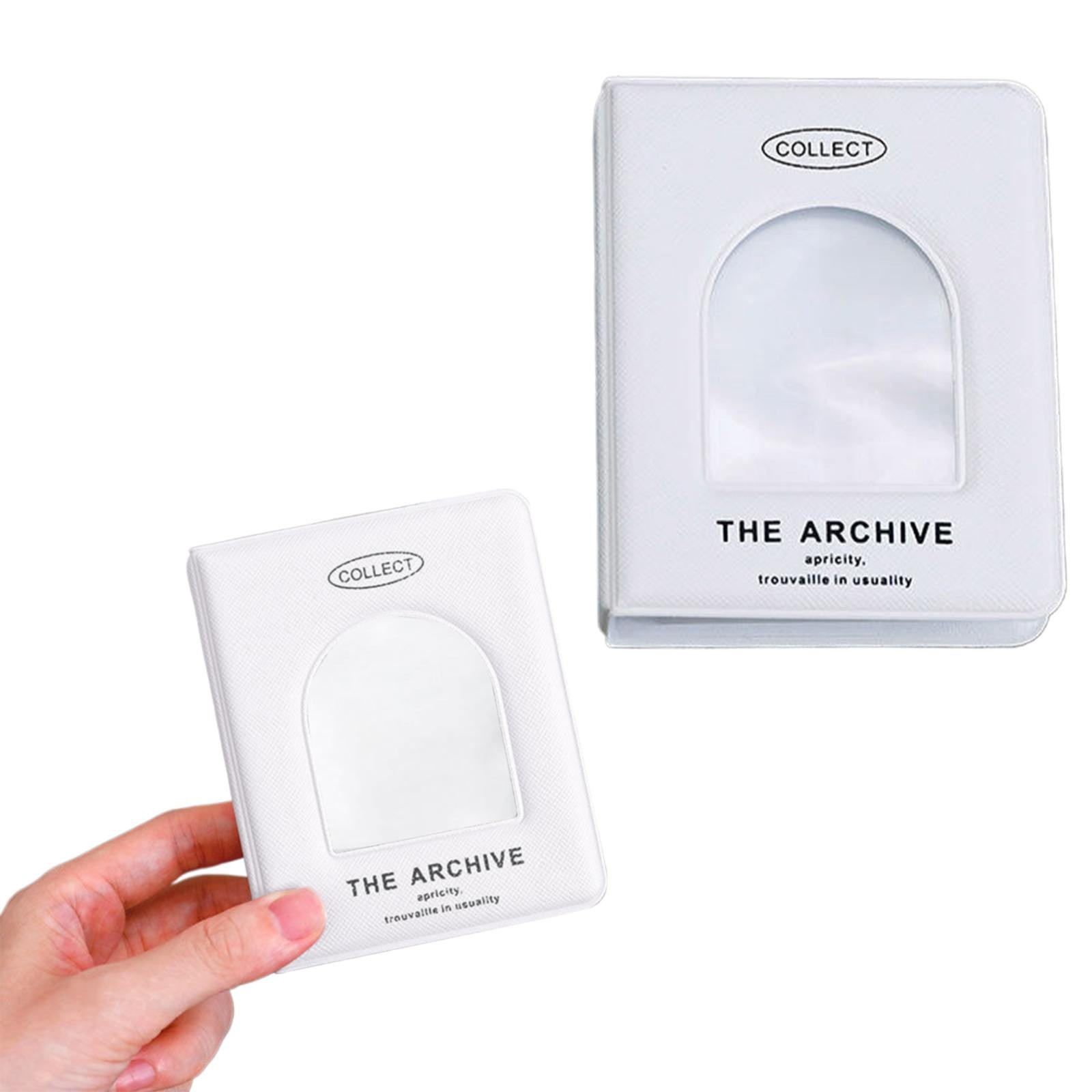 Tuplbcv Small Card Storage Book Makaron Card Book Simple Single Grid Tuplbcv small card storage book makaron card book simple single grid