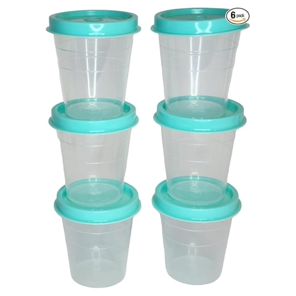 Tupper Minis Classic Sheer Midgets Set in Natural with Aqua Seal