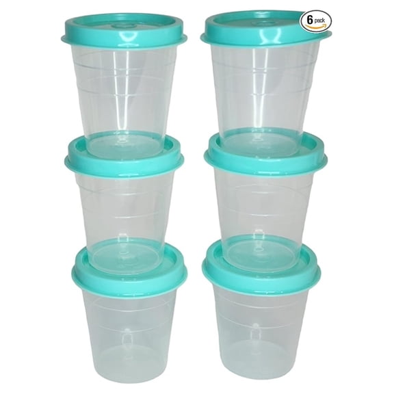 Tupper Minis Classic Sheer Midgets Set in Natural with Aqua Seal