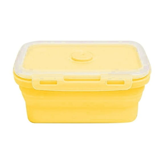Tupper Silicona, Fdelink 4 Piece Silicone Storage Containers With Lidsset Microwave & Freezer Saving Design for Kitchen Travel and Meal Prep