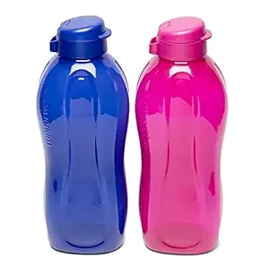 Tupperware Aquasafe Eco Plastic Bottle, 2L, Set Of 2, Purple, 2 Liter
