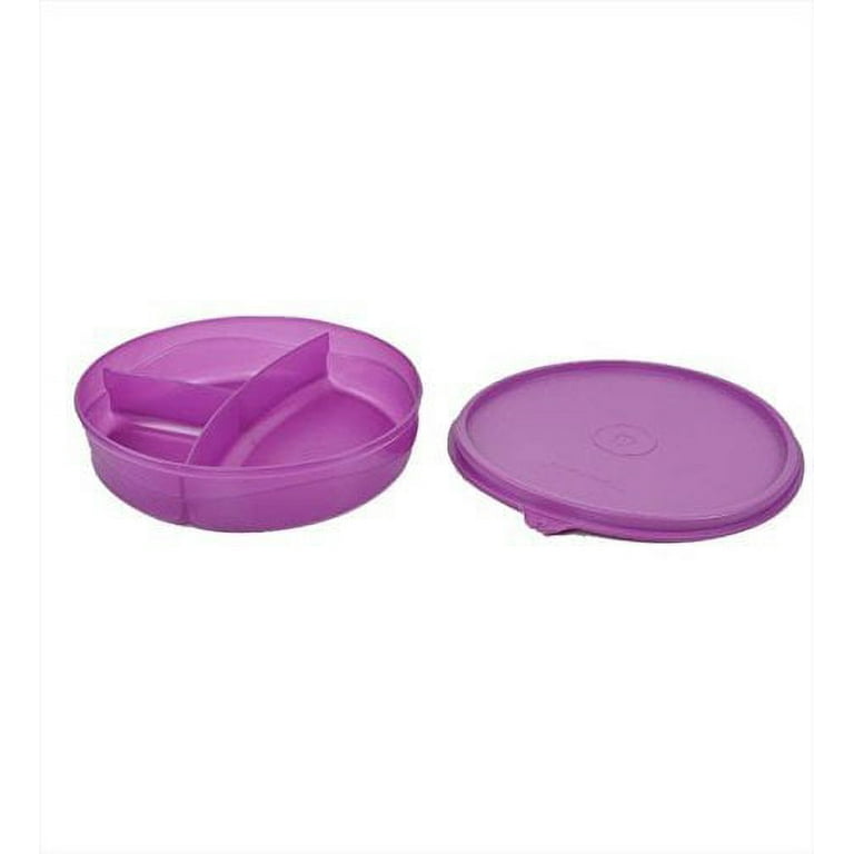 Tupperware Lunch-It Divided Square Lunch Box Snacks Sides Pink New