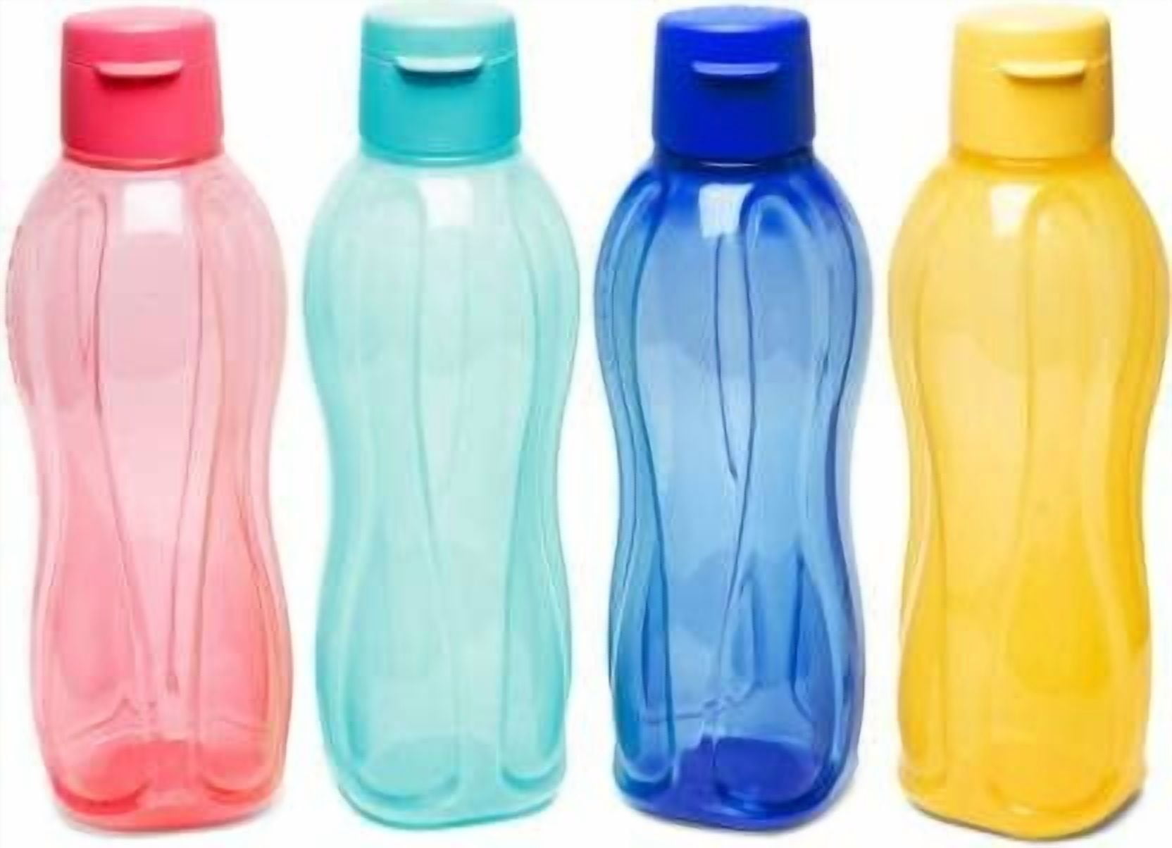 Tupperware Eco 750 ML Water Bottles Fliptop 4 color in 1 set (Multicolor )