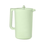 Tupperware Heritage 1 Gallon Plastic Pitcher with Lid, Mint Green