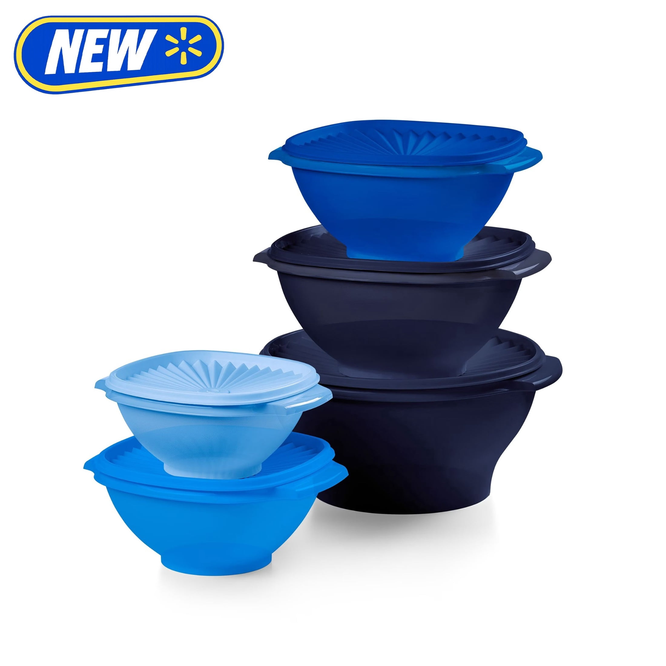 Tupperware Heritage 10 PC Set - Blue