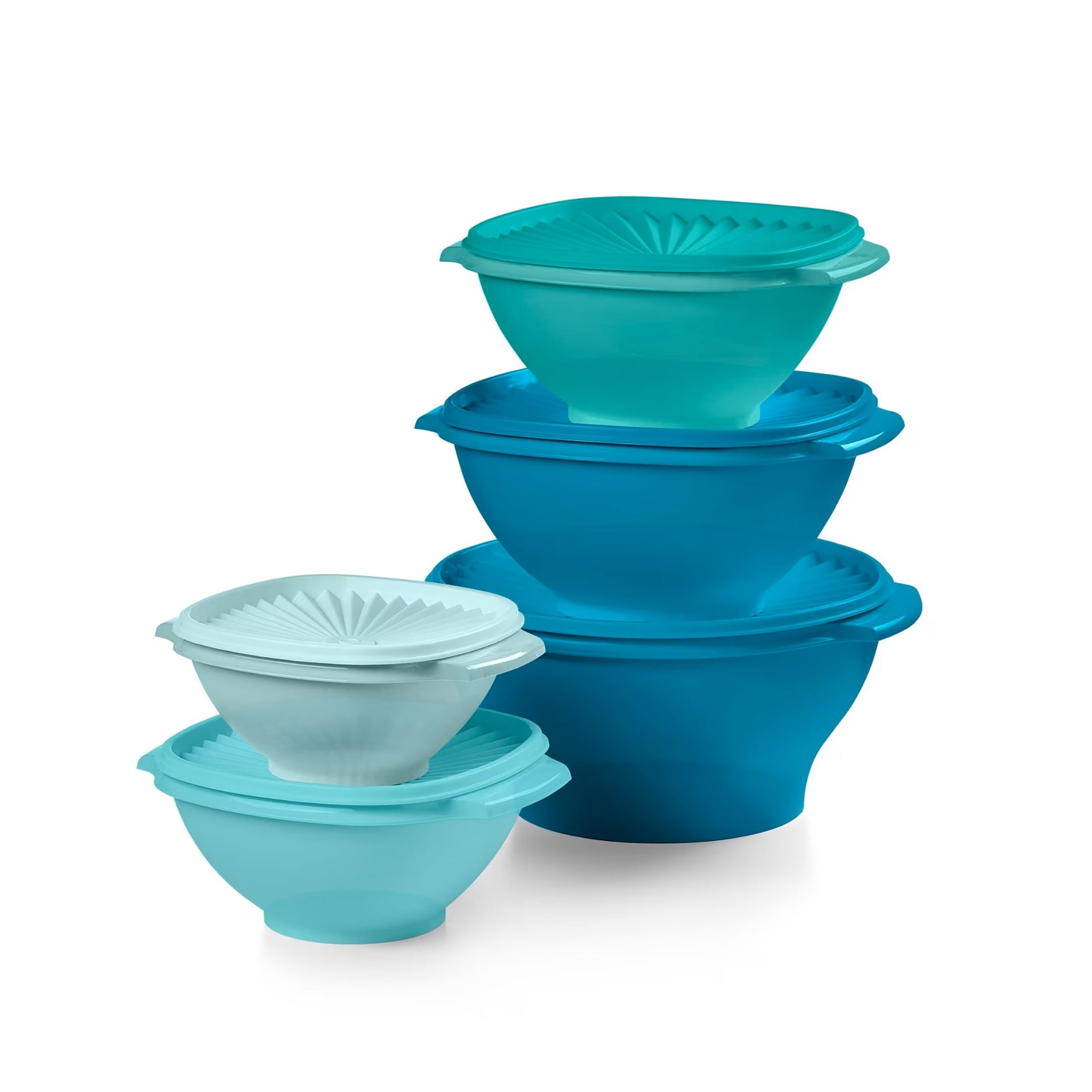 Tupperware Heritage Food Storage Containers with Lids, Green (10 Count)