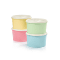 thumbnail image 1 of Tupperware Heritage Plastic 3.85-Cup Food Storage Canister Set with Lids (4 Count), 1 of 6