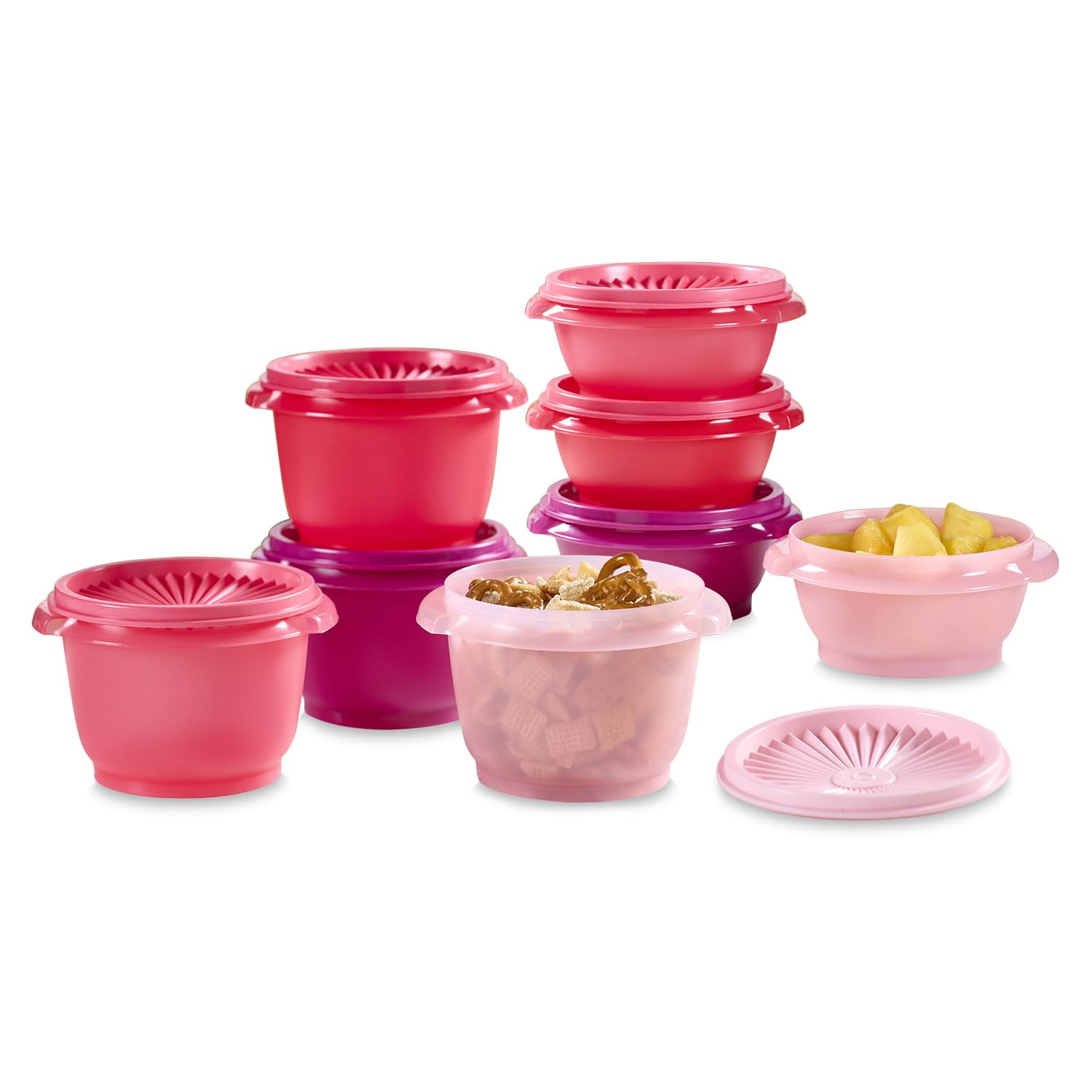 保存容器・ケース Tupperware MM Oval Pink Big Set Tupperware