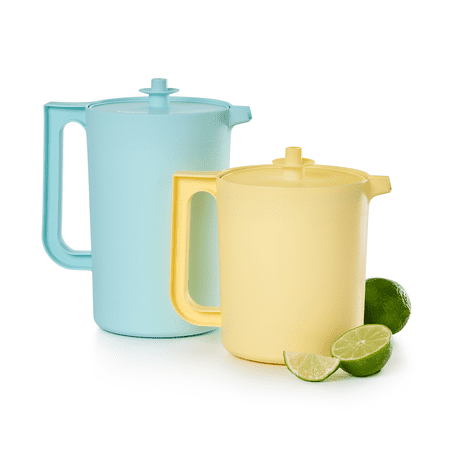 Tupperware Heritage Plastic Pitcher Set with Lids (2 Count) price history and forecast - Tupperware 170896