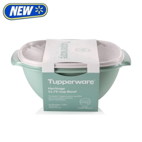 Tupperware Heritage 11.75-Cup Food Storage Bowl with Lid, Green