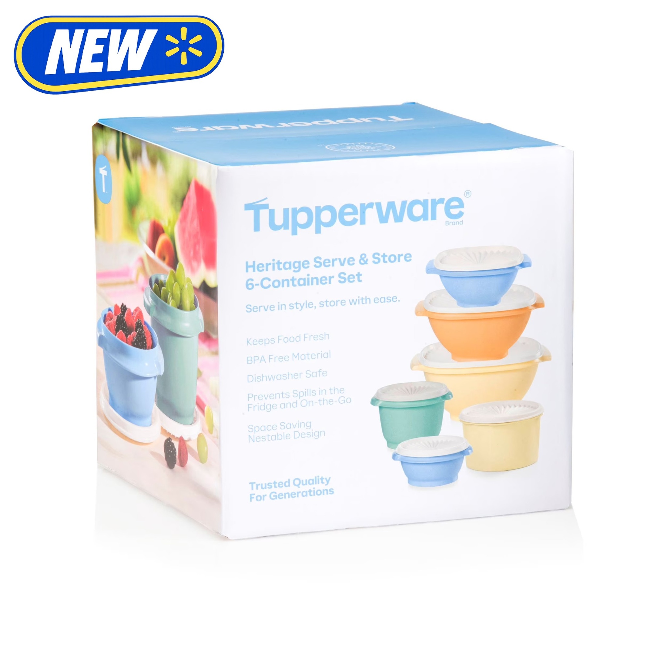 Tupperware Heritage Set Plastic 12 Piece Food Storage Canister Set With Lids Multicolor: Quick Guide for Smart Shoppers