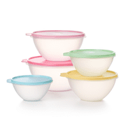 Tupperware Wonderlier Plastic Food Storage Container Set with Lids 5 Count